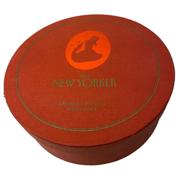 THE NEW YORKER SET OF 4 COLLECTIBLES DECORATIVE PLATES - Picture 2 of 7